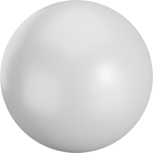 3D White Ball